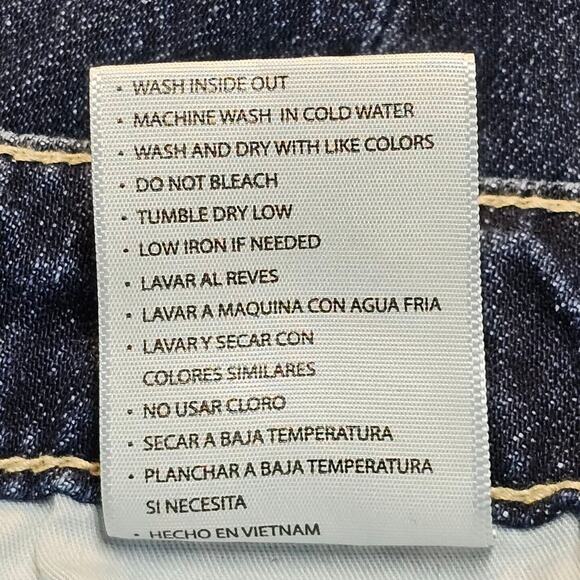 KanCan Jeans 13x30 Mount Pleasant High Rise Boyfriend Stretch Whiskered Raw Hem - Picture 10 of 13